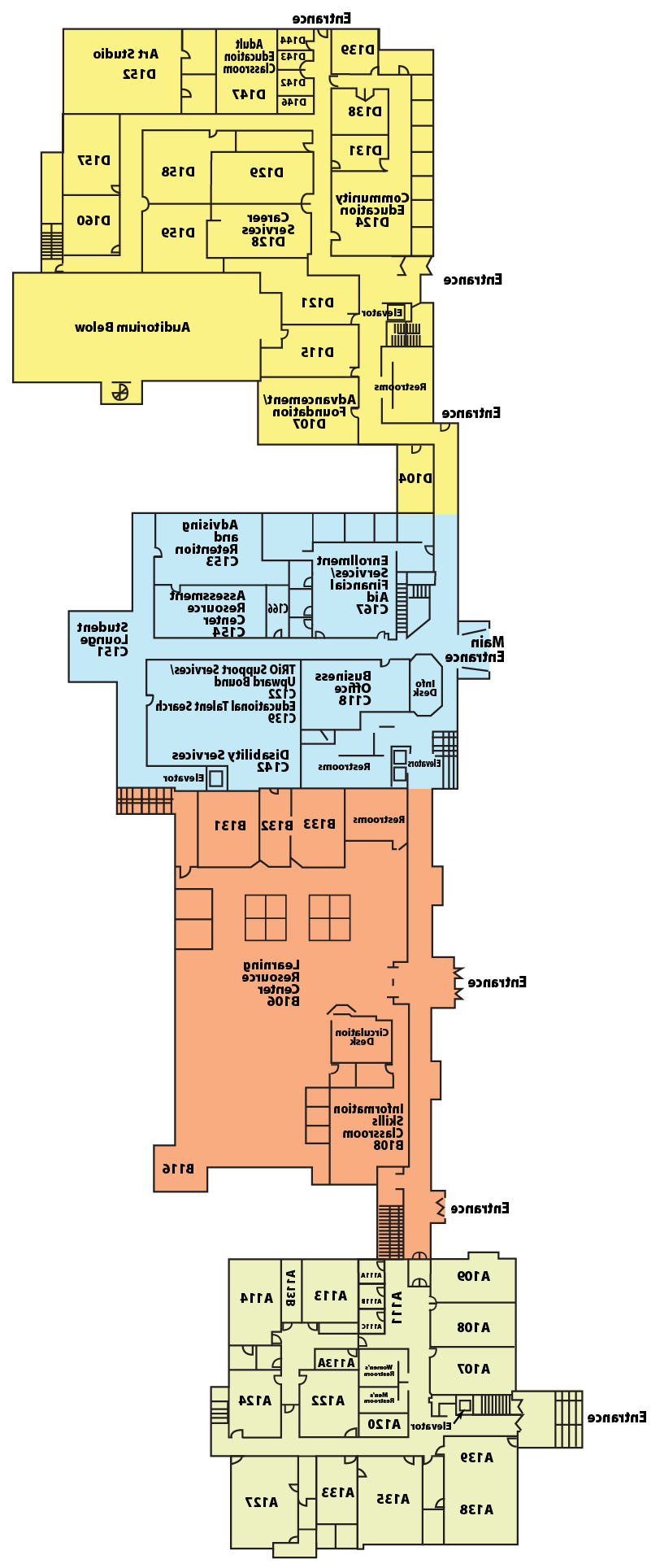 JWCC Campus Map- Main Level
